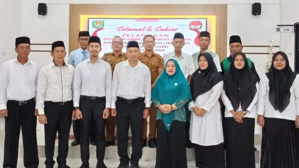 Panitia Pemilihan Kepala Desa (Pilkades) Ledong Barat Tahun 2026.&nbsp;