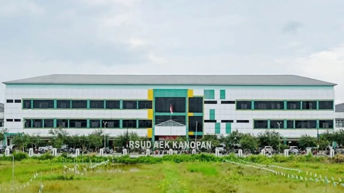 Gedung RSUD Aek Kanopan.