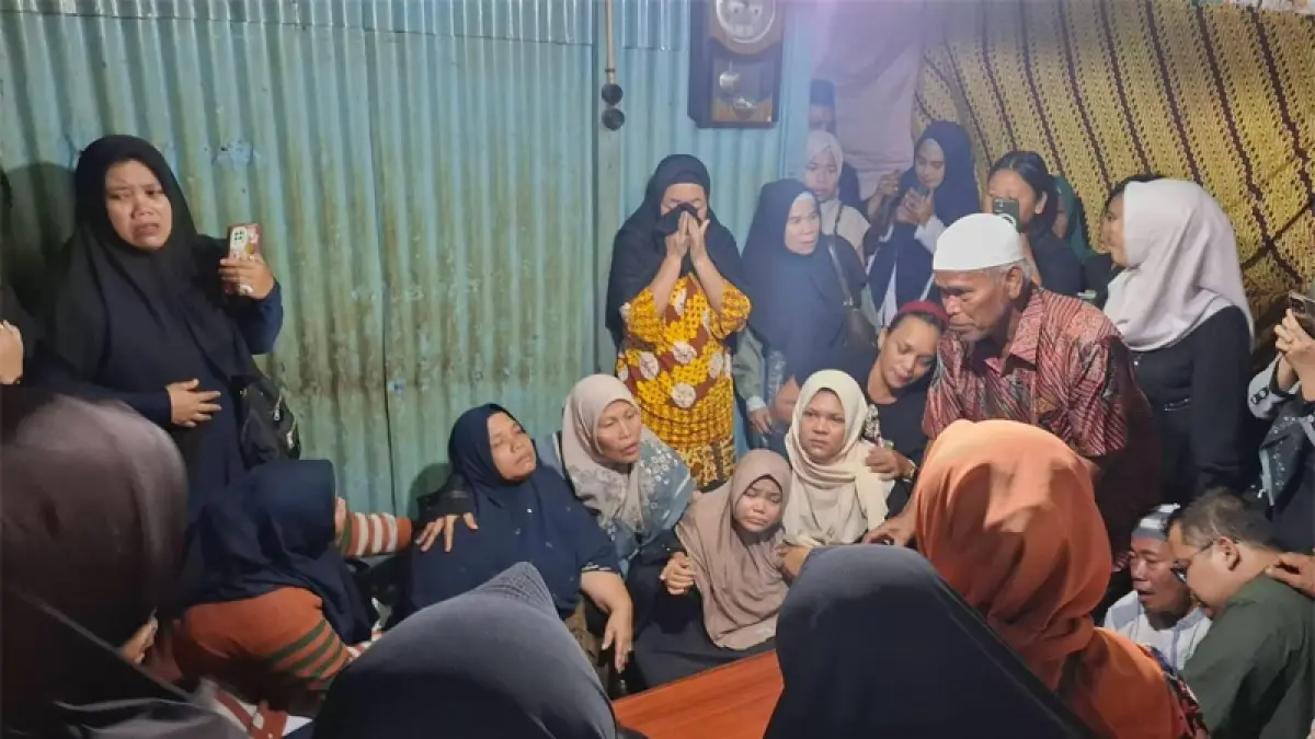 Jenazah Novia Rahmadhani Sitohang, Peserta Latsarmil Kopdes merah putih tiba di Kota Padangsidimpuan, Rabu (24/6/2026)