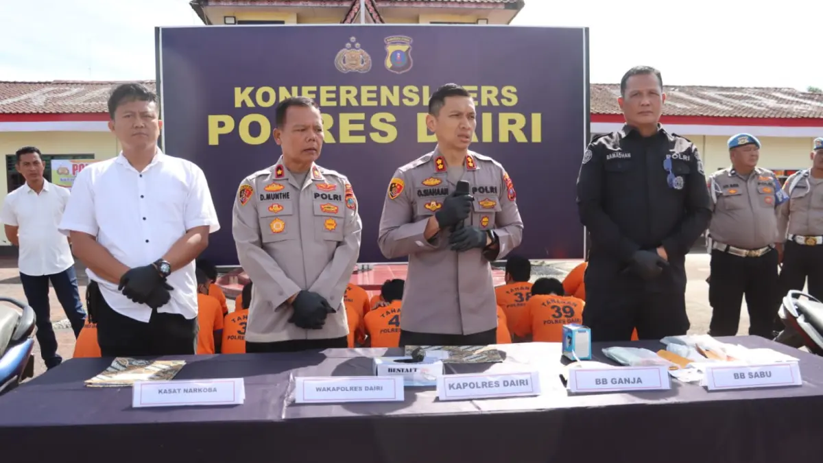 Kapolres Dairi AKBP Otniel Siahaan.