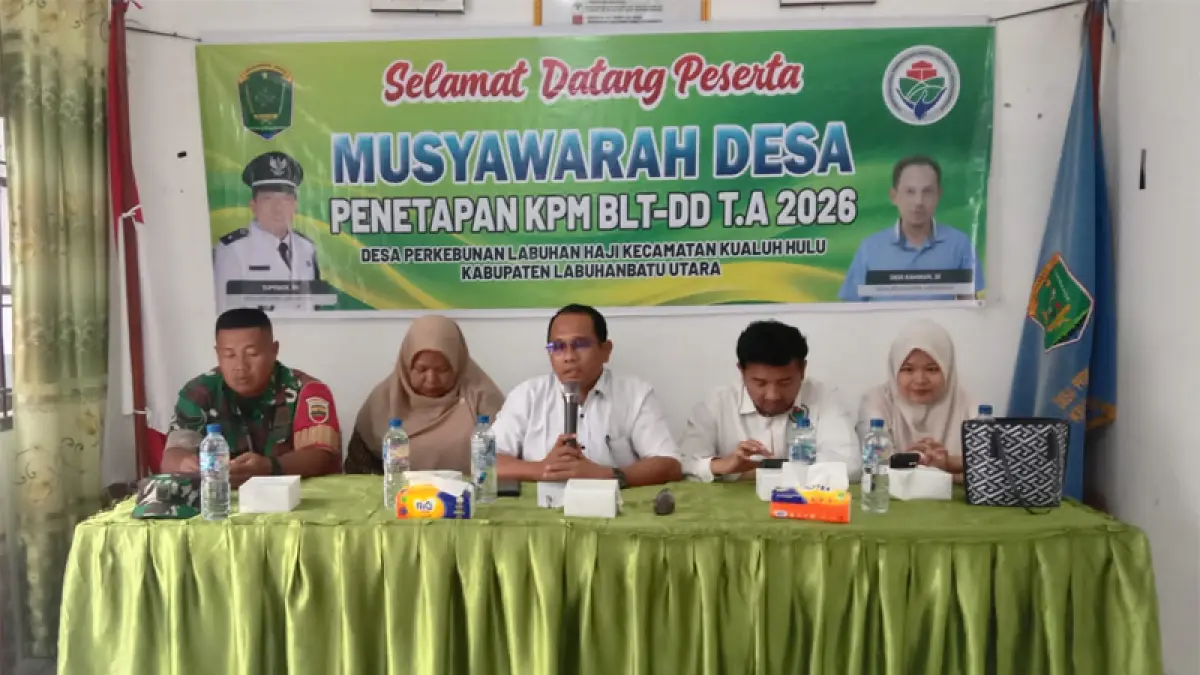 Musdes Perkebunan Labuhan Haji, Kecamatan Kualuh Hulu.