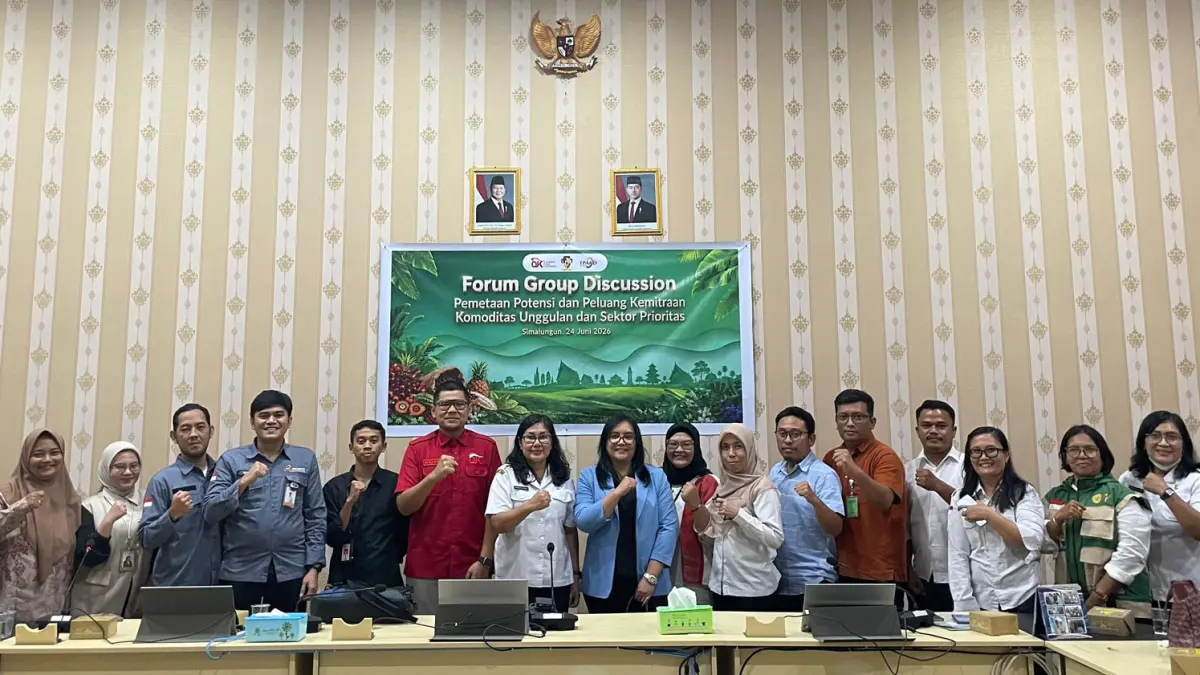  OJK Provinsi Sumatera Utara bersama Pemerintah Kabupaten Simalungun menggelar Focus Group Discussion (FGD) untuk memetakan potensi unggulan daerah dan memperkuat hilirisasi serta akses keuangan bagi masyarakat. 