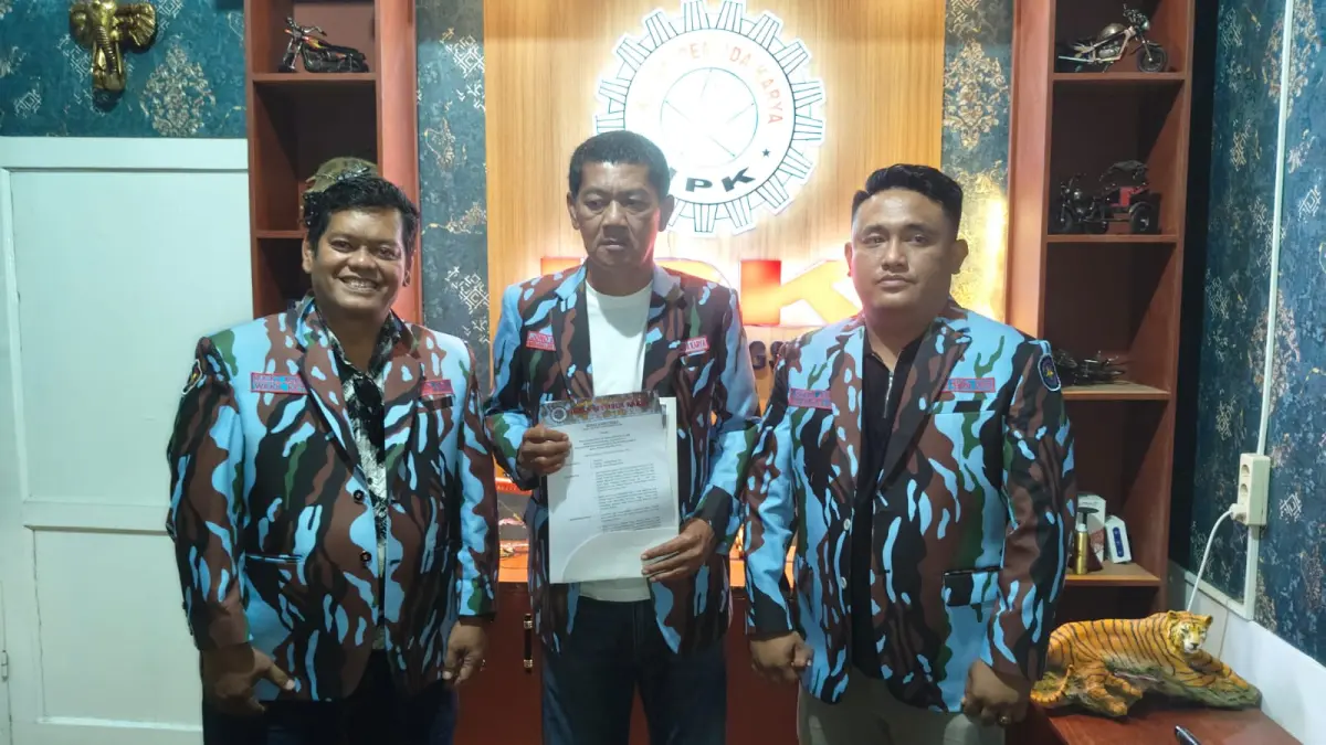 Plt Ketua DPD IPK Kota Pematangsiantar Jono Silalahi usai menerima mandat kepemimpinan berdasarkan Surat Keputusan DPD IPK Sumatera Utara tertanggal 27 Juni 2026.