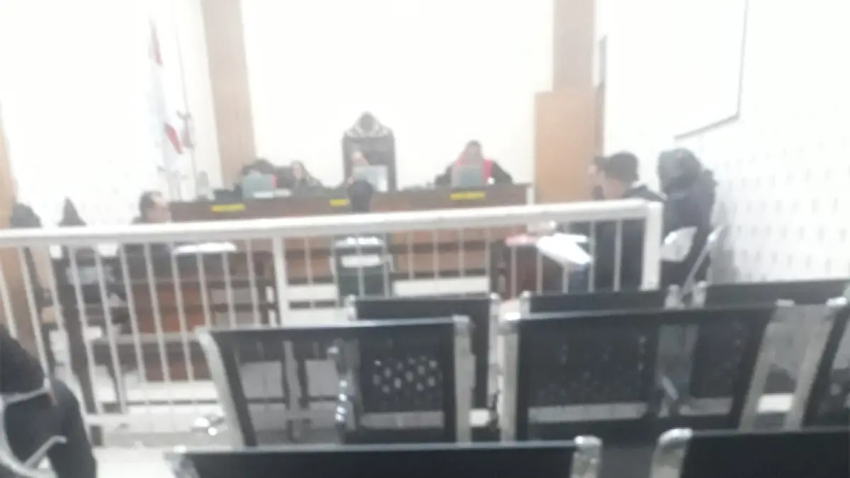 Sidang di Pengadilan Negeri Pematangsiantar.