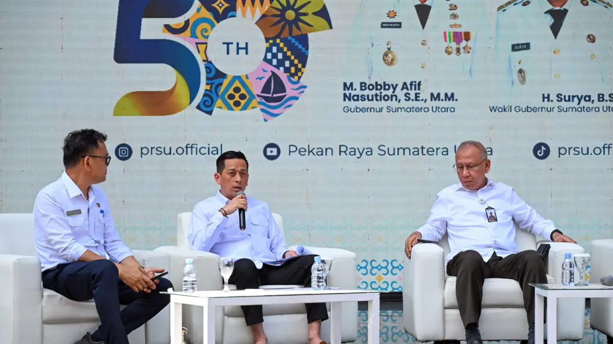 FWP siap menggaungkan transformasi PRSU ke-50 menjadi etalase investasi, UMKM, pariwisata, dan ekonomi kreatif Sumatera Utara.