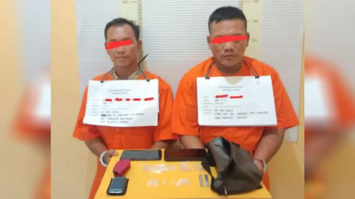 Kedua tersangka.&nbsp;