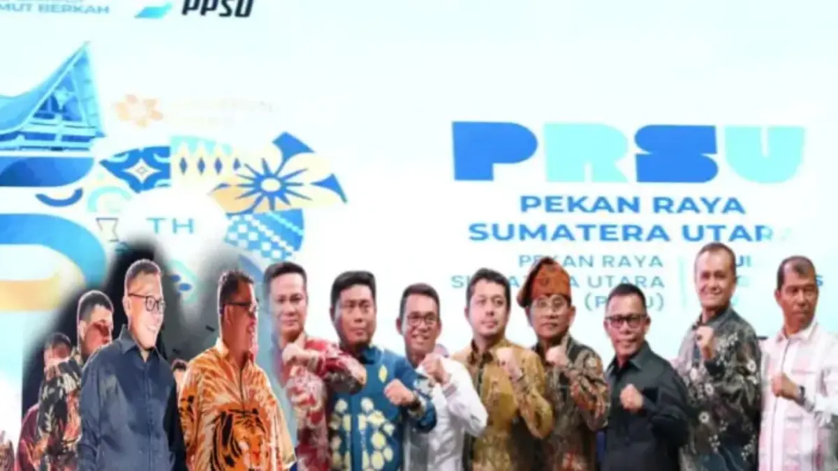 Bupati Tapanuli Tengah, Masinton Pasaribu, bersama Kepala Daerah se-Sumut, di Pekan Raya Sumatera Utara ke-50 2026.