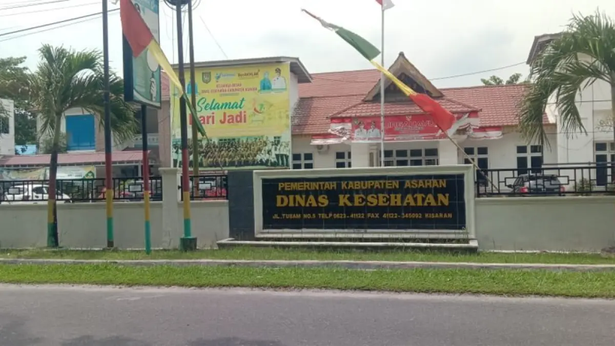 Kantor Dinas Kesehatan Asahan.