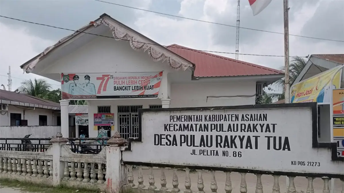 Kantor Kepala Desa Pulau Rakyat Tua.