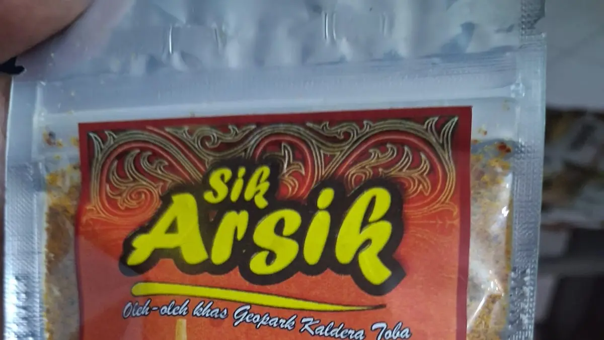 Andaliman di stand Pemkab Toba.