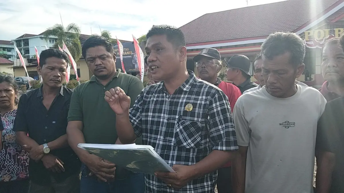Usai gelar perkara di Polres Tapteng, Pengacara Hukum Boy Simamora Sebut Korban Tewas Tak Dimakan Buaya.