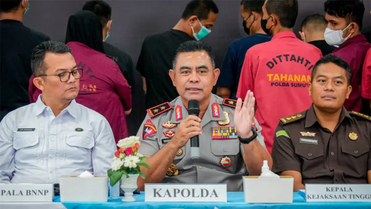 Kapolda Sumatera Utara Irjen Pol. Whisnu Hermawan Februanto.