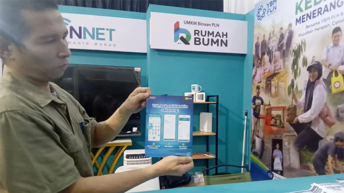 Stan PLN di Pekan Raya Sumatera Utara atau PRSU 2026.