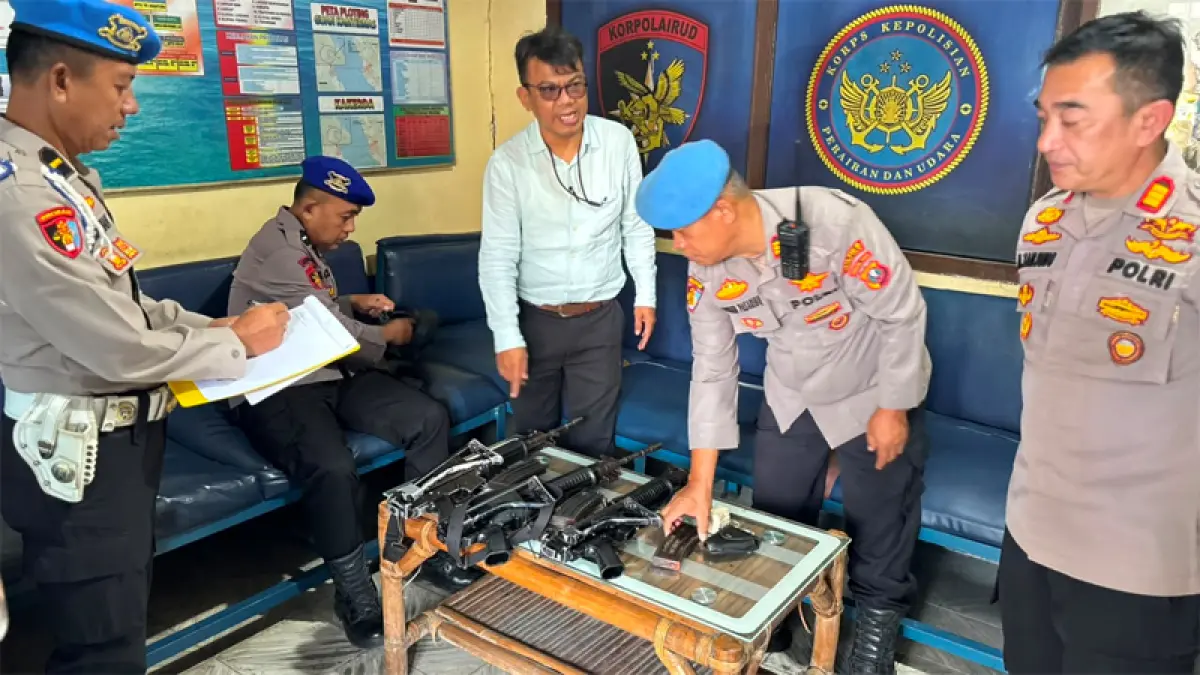 Sipropam bersama Baglog Polres Tanjungbalai melaksanakan inspeksi mendadak terhadap kelayakan dan penyimpanan senjata api personel.