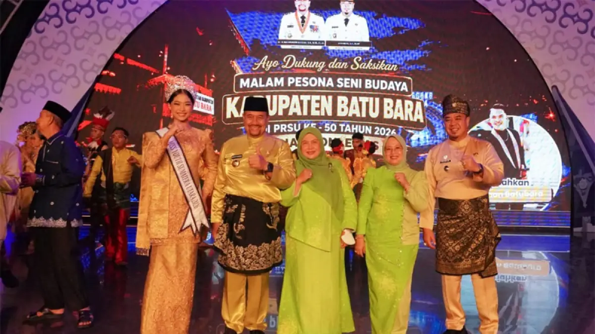 Malam Pesona Seni dan Budaya Kabupaten Batubara di Pekan Raya Sumatera Utara 2026.