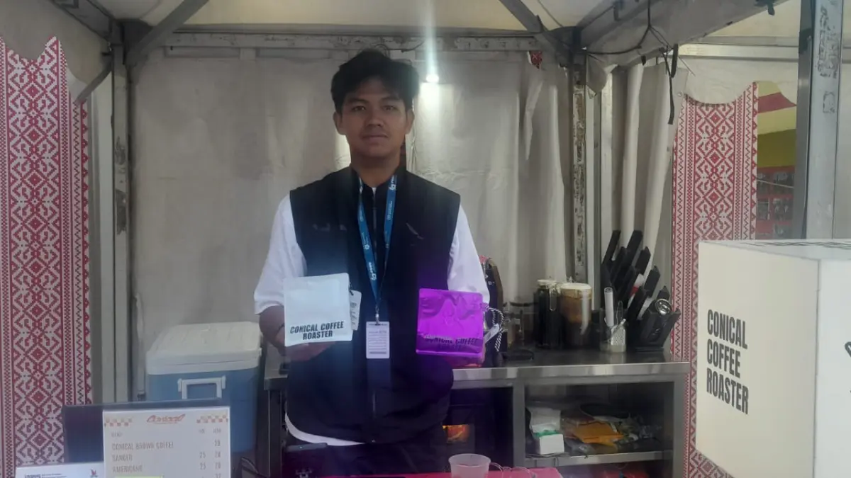 Conical Coffee Roaster Medan hadir di Pekan Raya Sumatera Utara.