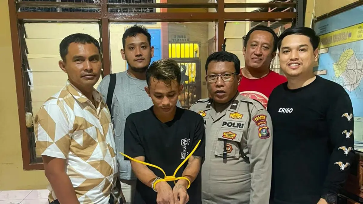 Erviansyah diamankan personel Polsek Gunung Malela setelah diduga menyimpan tiga paket sabu di kamar kosnya di Nagori Marihat Bukit, Simalungun.