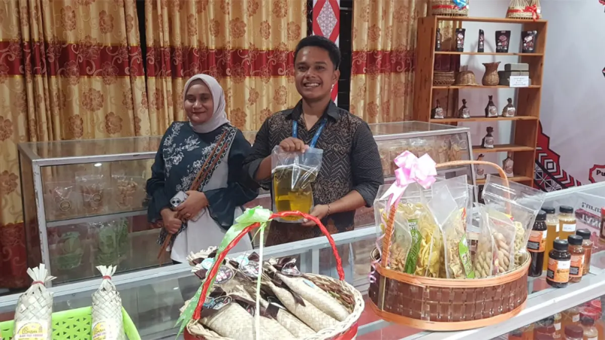 Stand milik Kabupaten Padang Lawas Palas di PRSU.