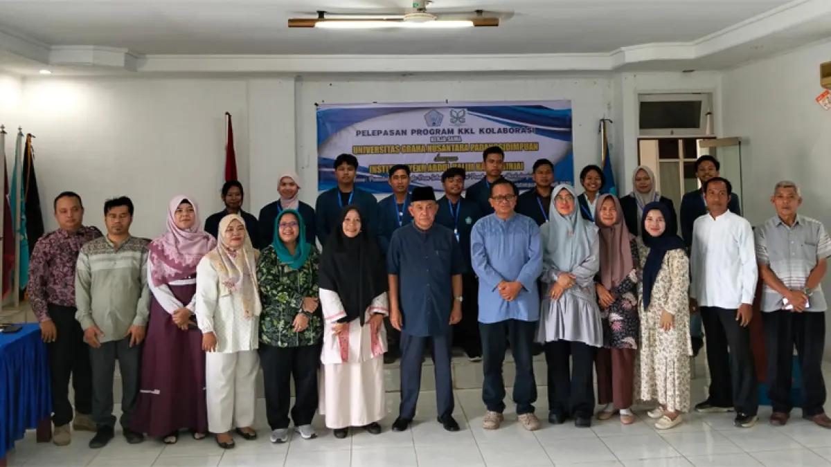UGN Padangsidimpuan bersama Institut Syekh Abdul Halim Hasan (Al Ishlahiyah) Binjai menggelar pelepasan Mahasiswa KKL Kolaborasi Tahun 2026.