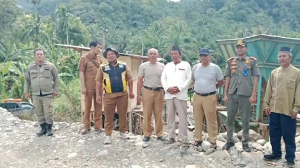 Pihak Dinas Perindag ESDM Sumut kembali melakukan pemantauan terhadap dugaan aktivitas penambangan tanpa izin di Desa Sipiongot, Kecamatan Dolok, Paluta.