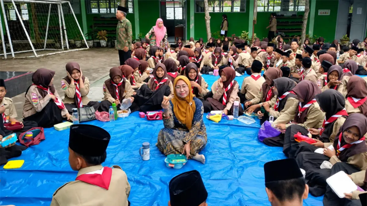 Sabtu Ceria di MTsN 2 Labuhanbatu Utara.