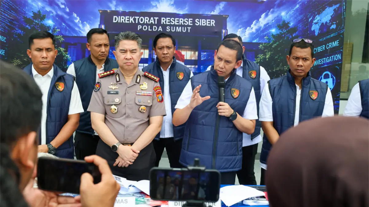 Direktur Reserse Siber Polda Sumut Kombes Pol Dr. Bayu Wicaksono.