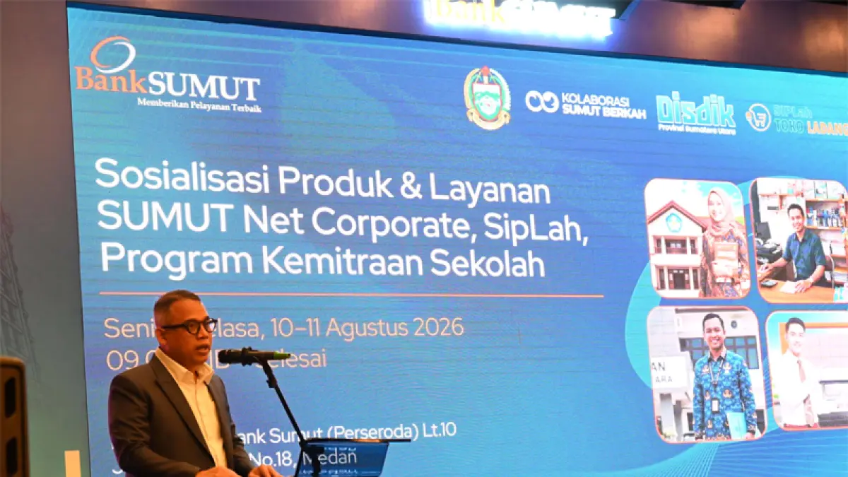 Direktur Utama Bank Sumut, Heru Mardiansyah mengungkapkan kesiapan dalam turut serta memperkuat tata kelola dana Bantuan Operasional Sekolah.