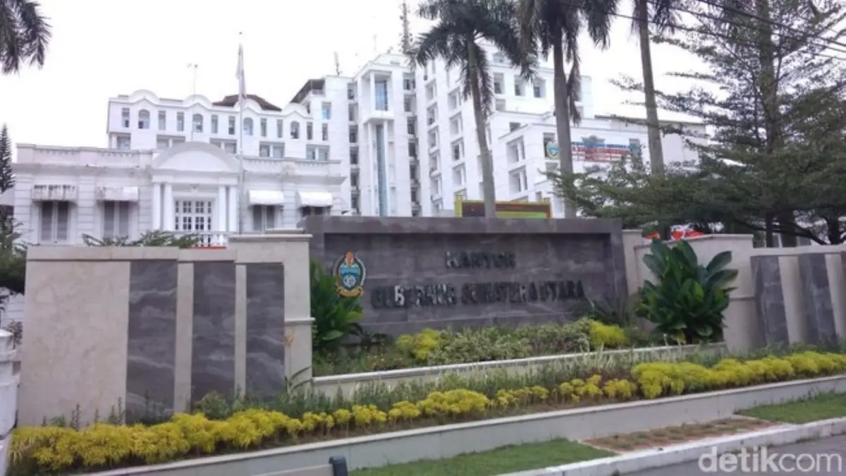 Kantor Gubernur Sumatera Utara di Medan.