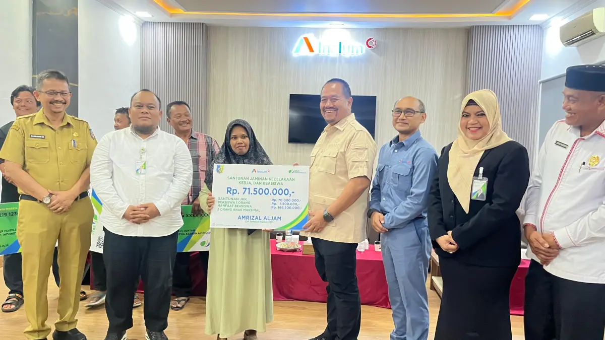 PT Inalum launching program CSR untuk jaminan sosial ketenagakerjaan 3.000 pekerja warga Batu Bara.