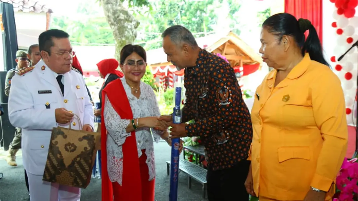 Wali Kota Pematangsiantar Wesly Silalahi SH MKn pada acara Temu Ramah dan Sarasehan dalam rangka HUT ke-81 Kemerdekaan Republik Indonesia.