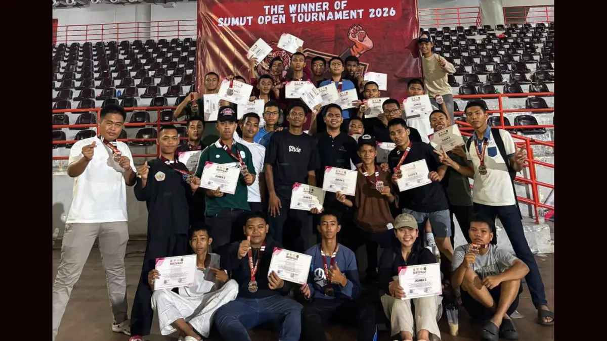 BORONG 37 MEDALI – Kontingen IPSI Kota Sibolga sukses meraih 37 medali pada Sumut Open Pencak Silat Turnamen 2026 di Kota Medan. 