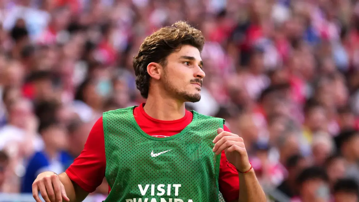 Julian Alvarez dikabarkan berpeluang meninggalkan Atletico Madrid. Manchester City disebut menjadi salah satu klub yang berminat memulangkan striker Argentina tersebut. (Angel Martinez/Getty Images)