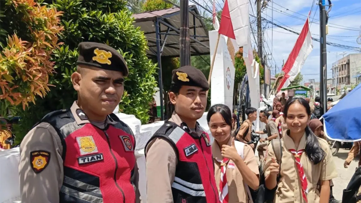 Sat Samapta Polres Tanjungbalai menggelar kegiatan patroli dialogis dan sambang sekolah ke SMP Negeri 1 Kota Tanjungbalai.