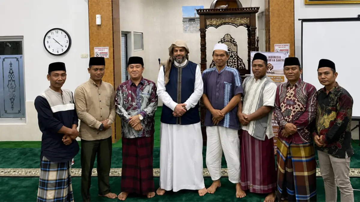 Syekh Abdurrahman Jaber sebagai penceramah di Masjid Istiqomah Desa Sidua-Dua, Kualuh Selatan.