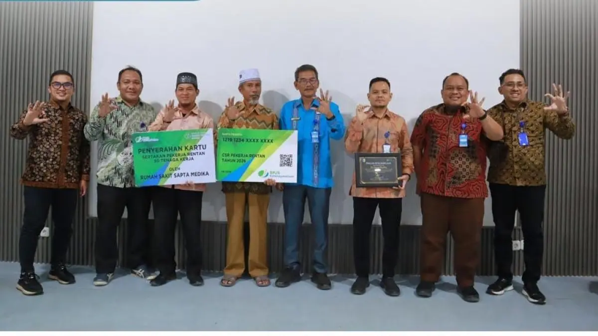 Penyerahan perlindungan sosial kepada pekerja rentan di Batu Bara.
