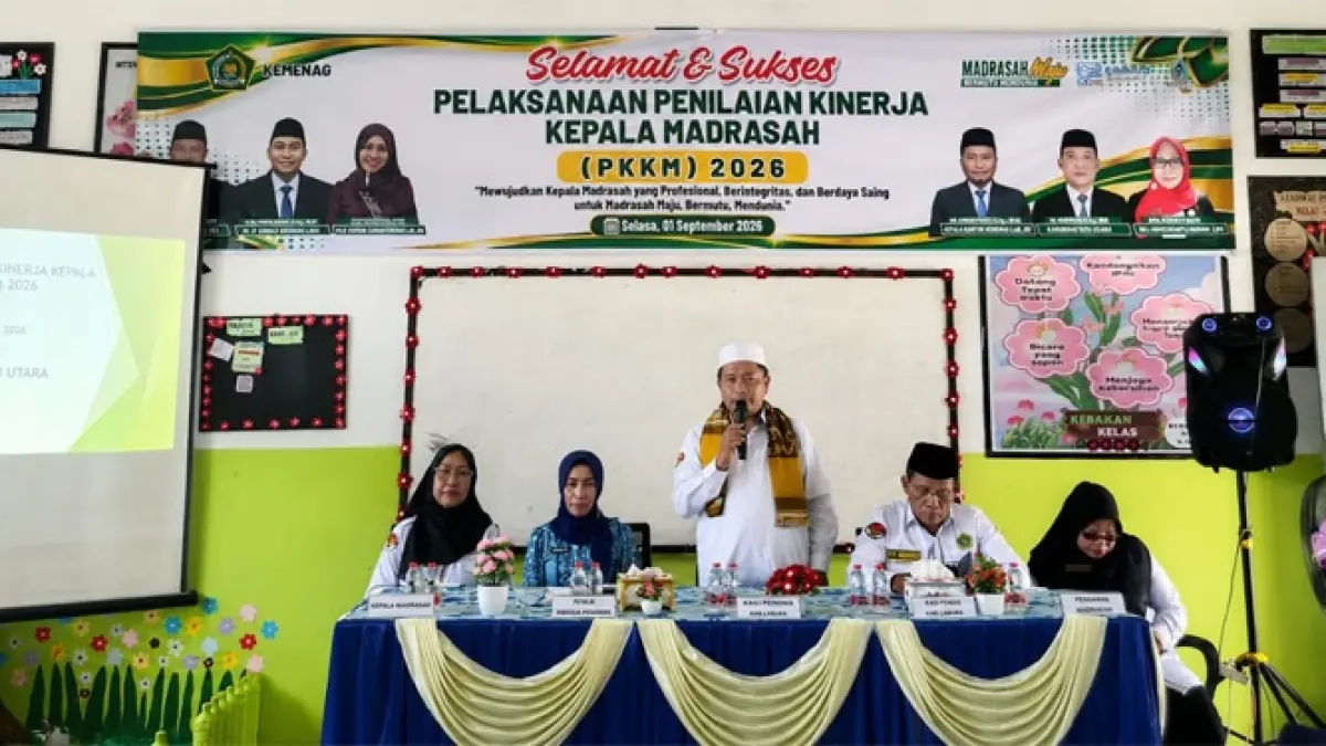 Kakan Kemenag Kabupaten Labuhanbatu Utara, H. Julsukri Mangandar Limbong.