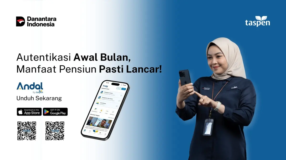 Peserta Taspen diimbau rutin memastikan manfaat diterima dengan &nbsp;melakukan autentikasi di awal bulan.