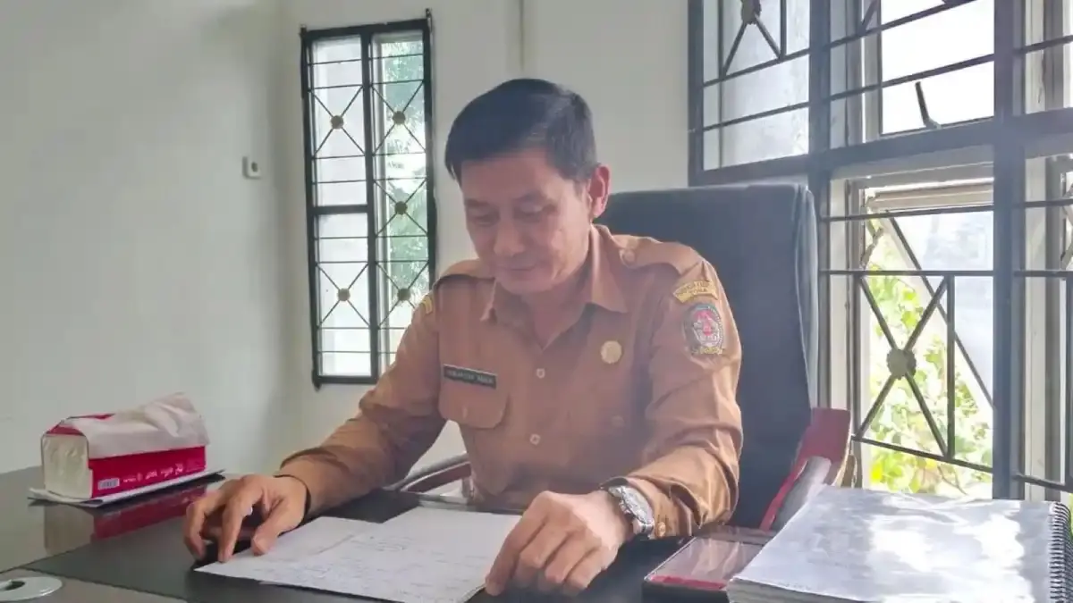 BEDAH RUMAH Kepala Dinas Perkim Kabupaten Toba Pandapotan Tambun menyampaikan program bantuan bedah rumah bagi 591 warga sepanjang 2026. 