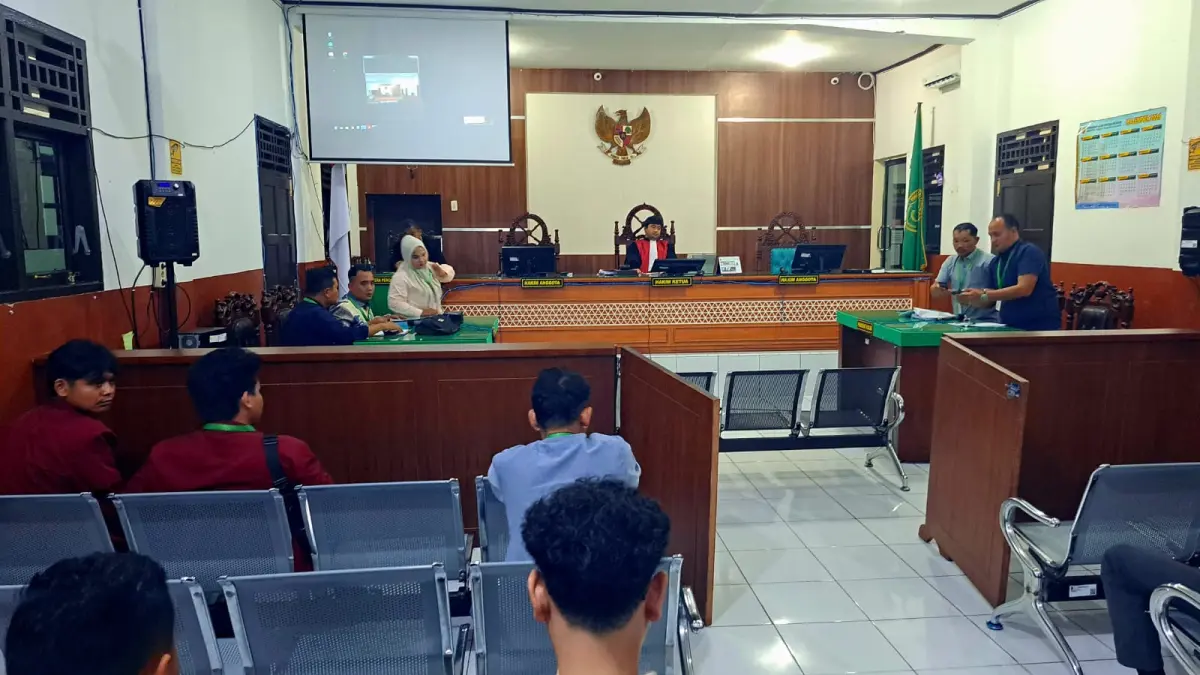 Sidang kesaksian dalam praperadilan Polres Tapsel di PN Padangsidimpuan, Kamis (10/9/2026). (Samman/MetroDaily)