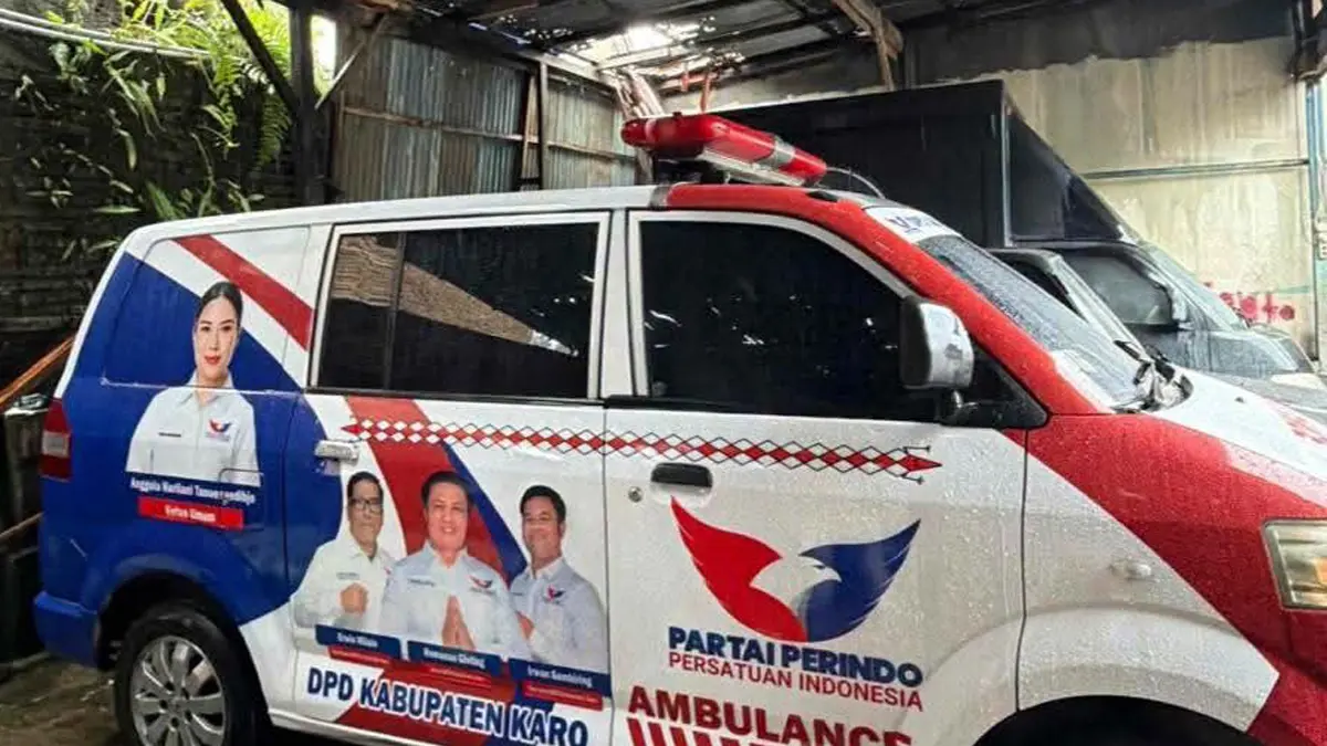 Partai Perindo Kabupaten Karo menyediakan ambulans gratis untuk membantu korban dugaan keracunan MBG.
