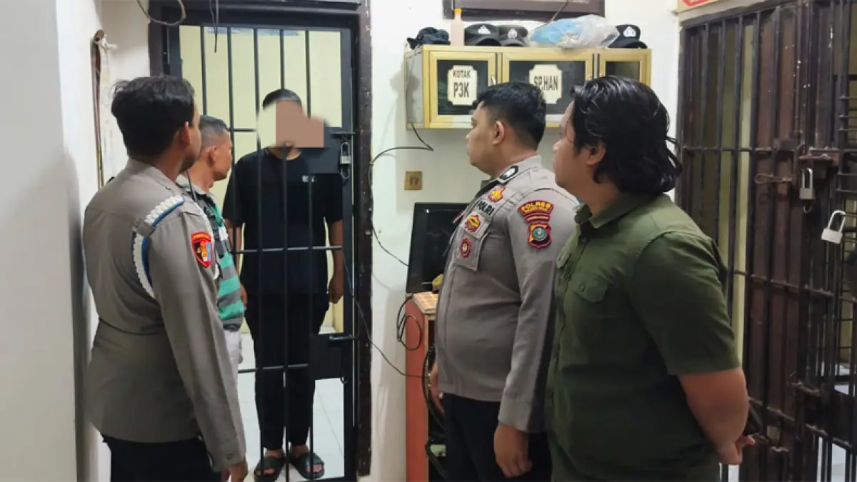 Bripda SAS (23), Oknum anggota Polres Tanjungbalai, menjalani penempatan khusus.