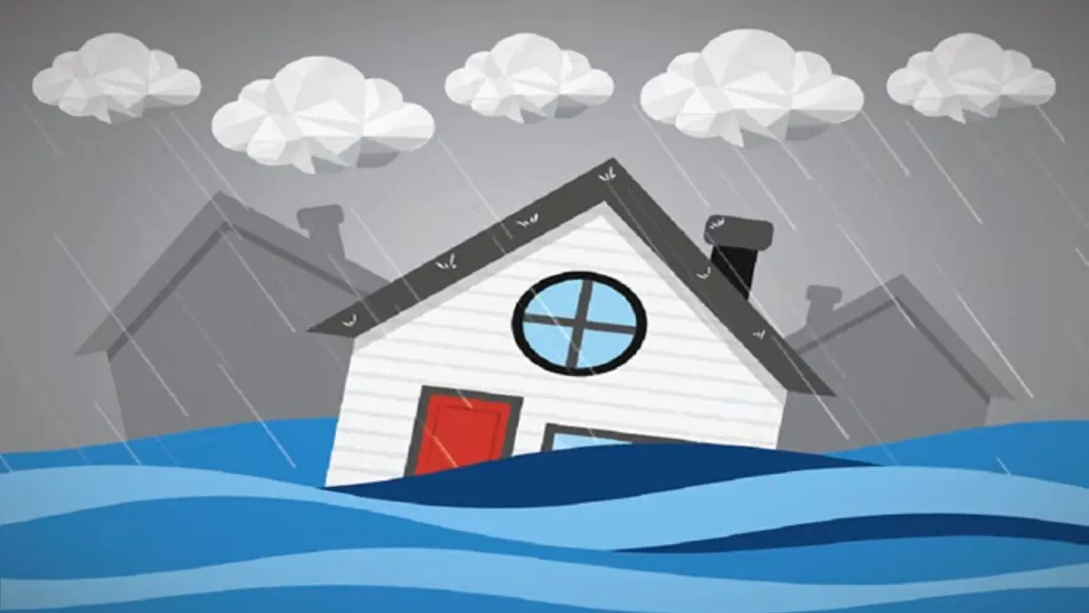 Ilustrasi banjir.