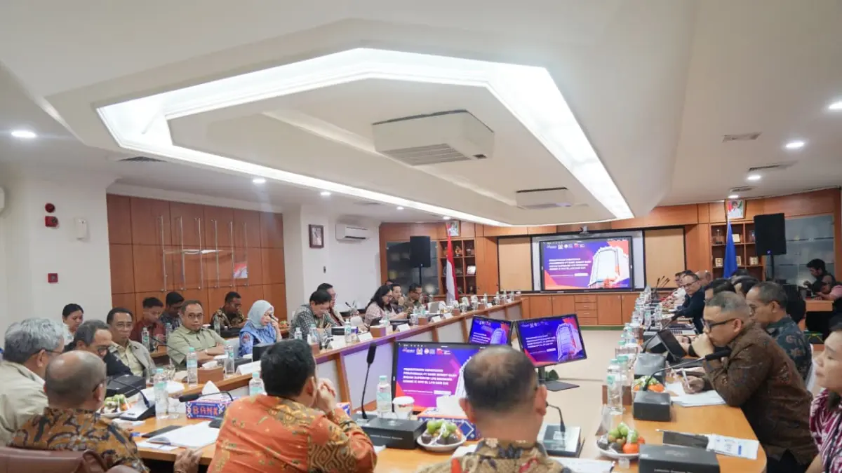 Kunjungan kerja Badan Supervisi LPS bersama Komisi XI DPR RI dan OJK ke Bank Sumut.