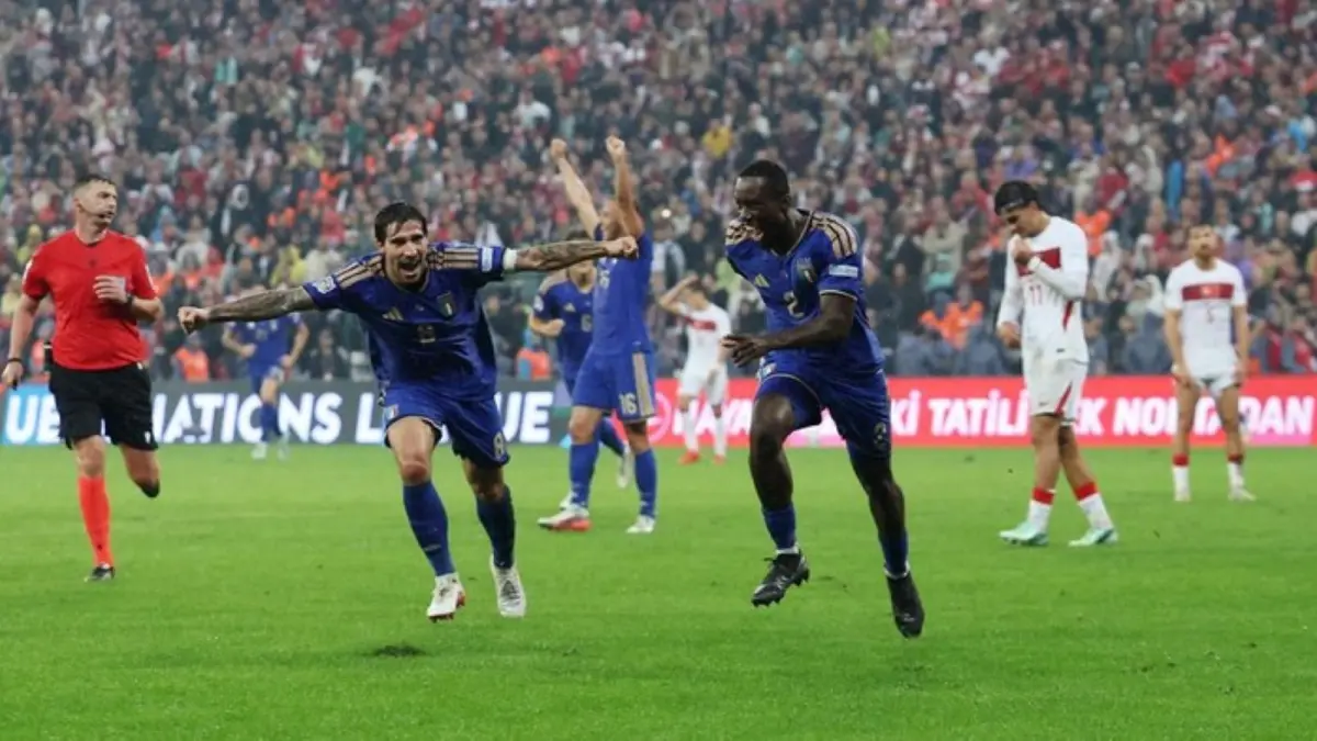 Timnas Italia membantai Turki 4-1 pada lanjutan UEFA Nations League.