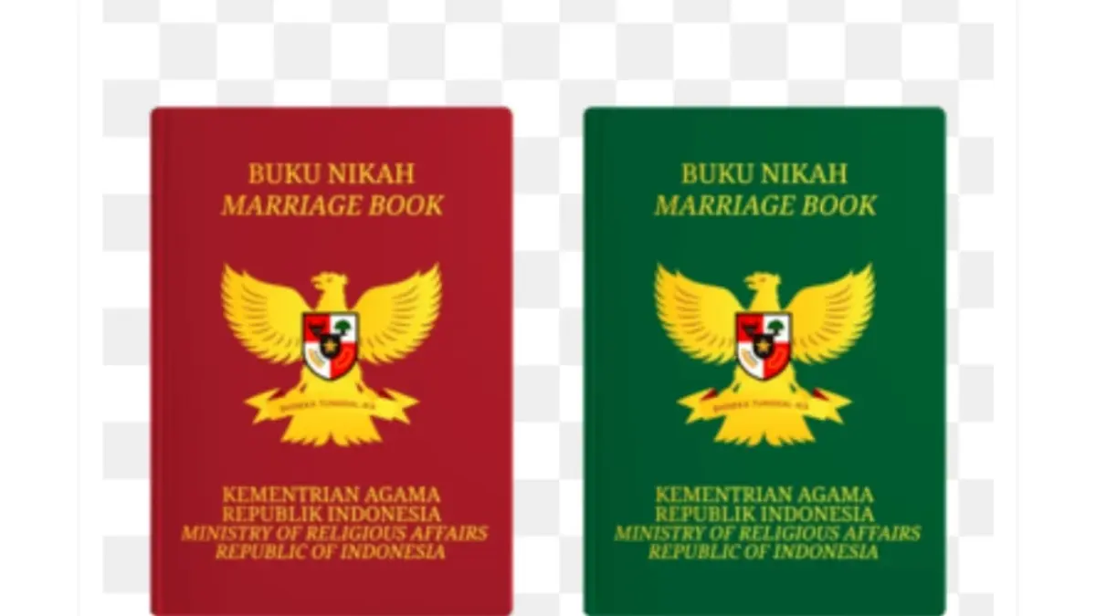Buku nikah.