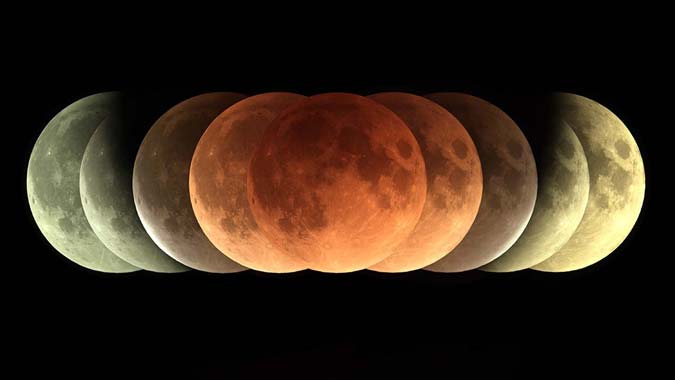 Gerhana bulan.
