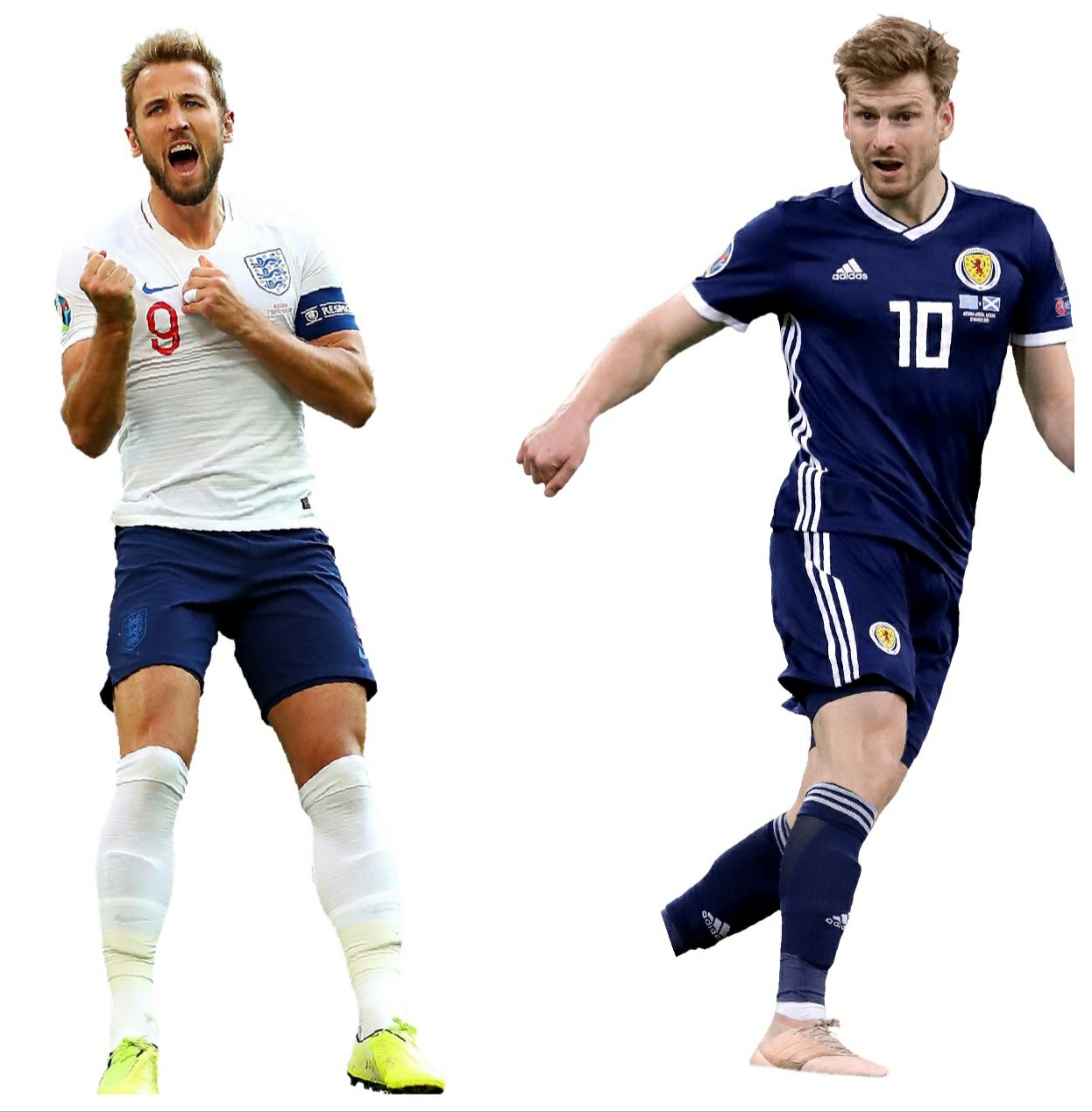 Harry Kane dan Stuart Amstrong.