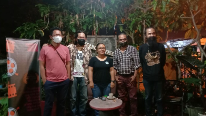 Deklarasi Asosiasi Sineas Medan, Sabtu (22/1) di Literacy Coffee Medan.