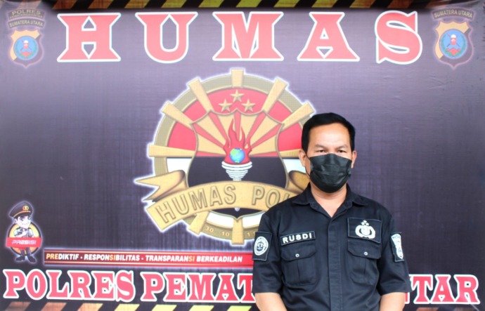 Kasubag Humas Polres Siantar AKP Rusdi Ahya. (Foto: Matius Gea/MetroDaily)