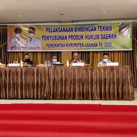 Bimbingan teknis penyusunan produk hukum daerah Asahan